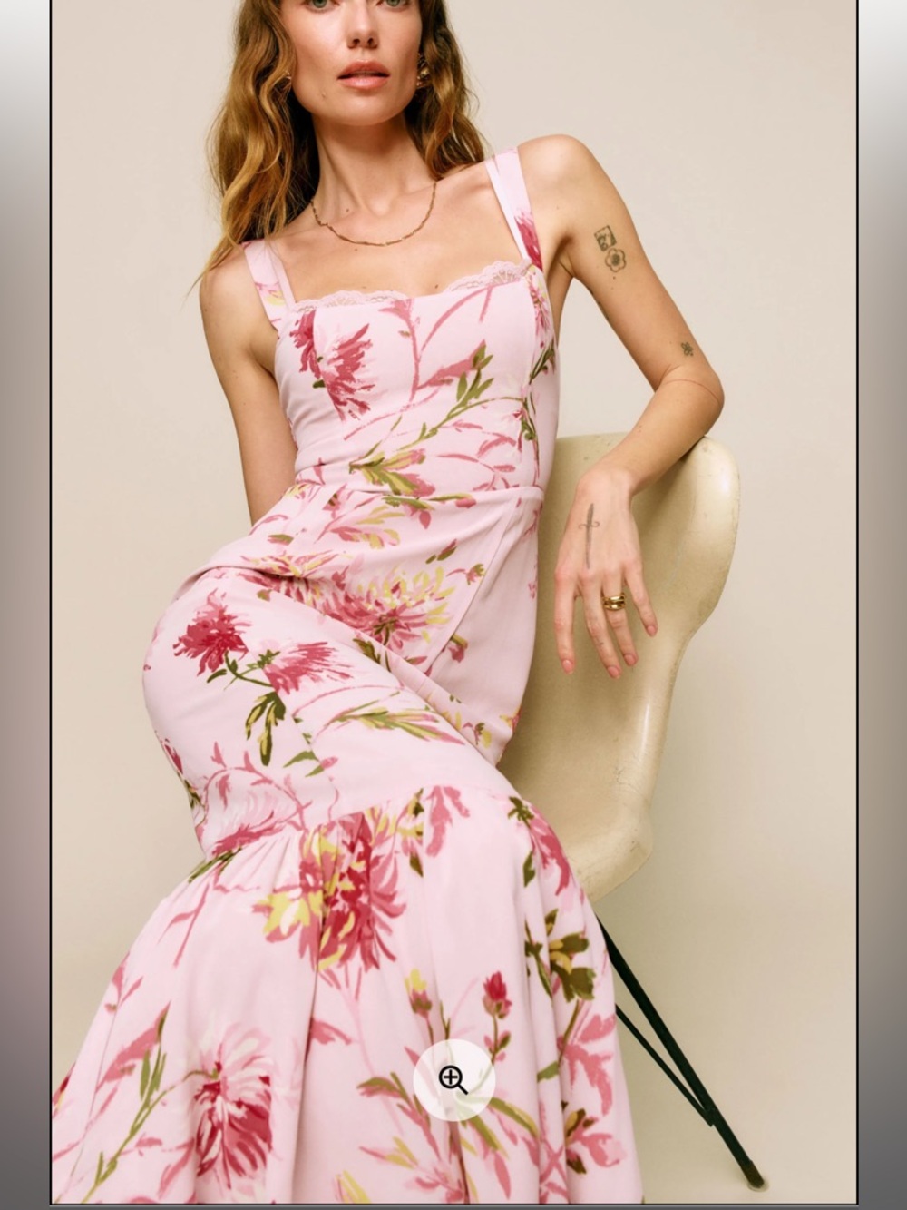 NWT Reformation Irish dress in chrysanthemum